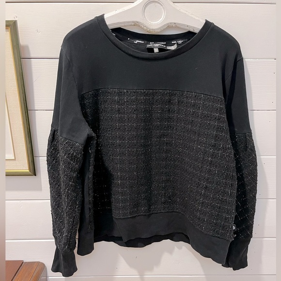 Karl Lagerfeld Paris Black Sweater – XL - Picture 1 of 11